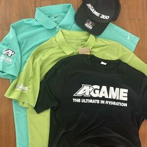 Nike golf shirts / AGame apparel